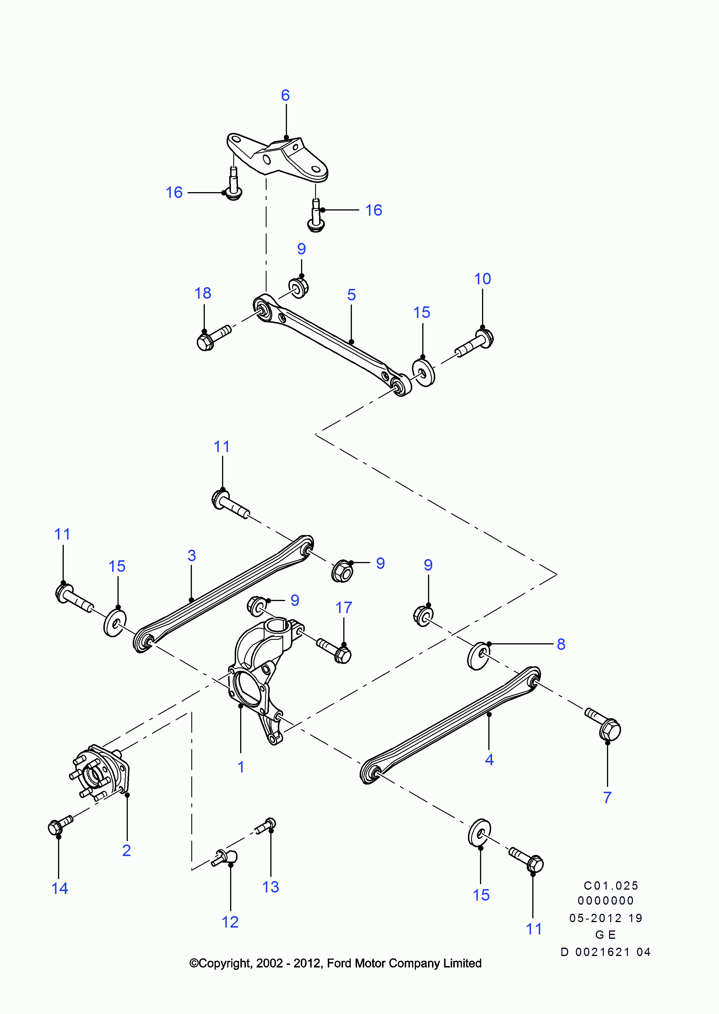 FORD #1206474 - Track Control Arm parts5.com