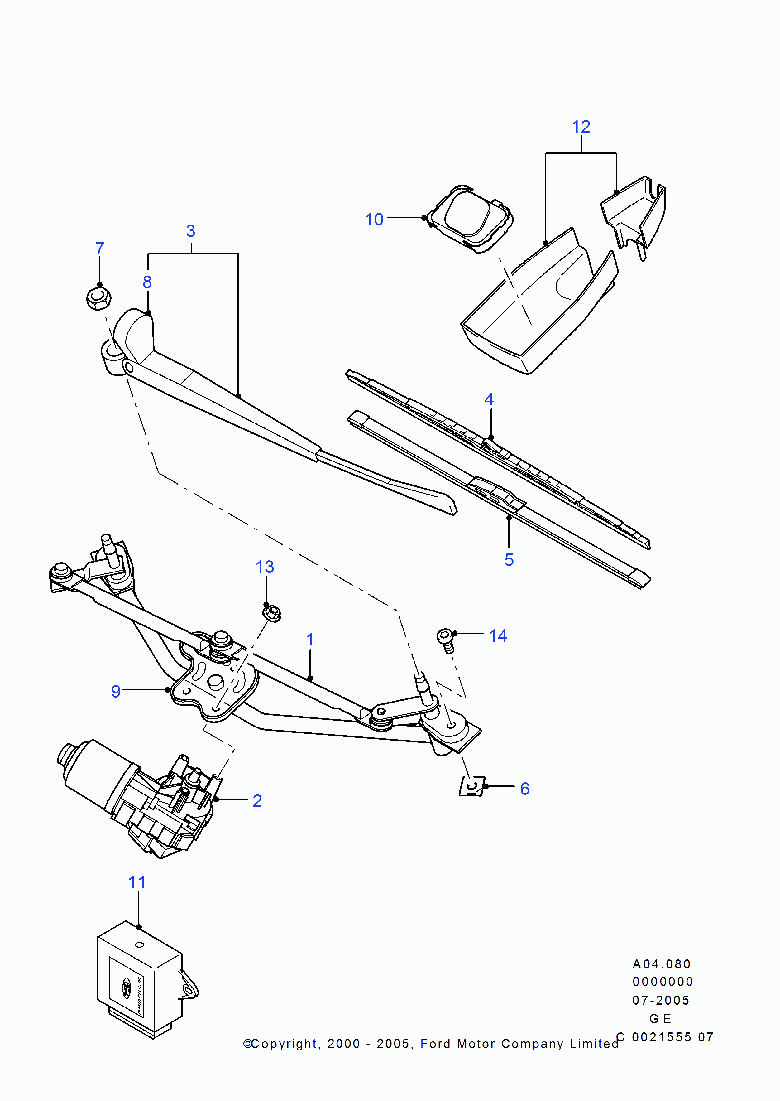 FORD 1 545 441 - List stěrače parts5.com