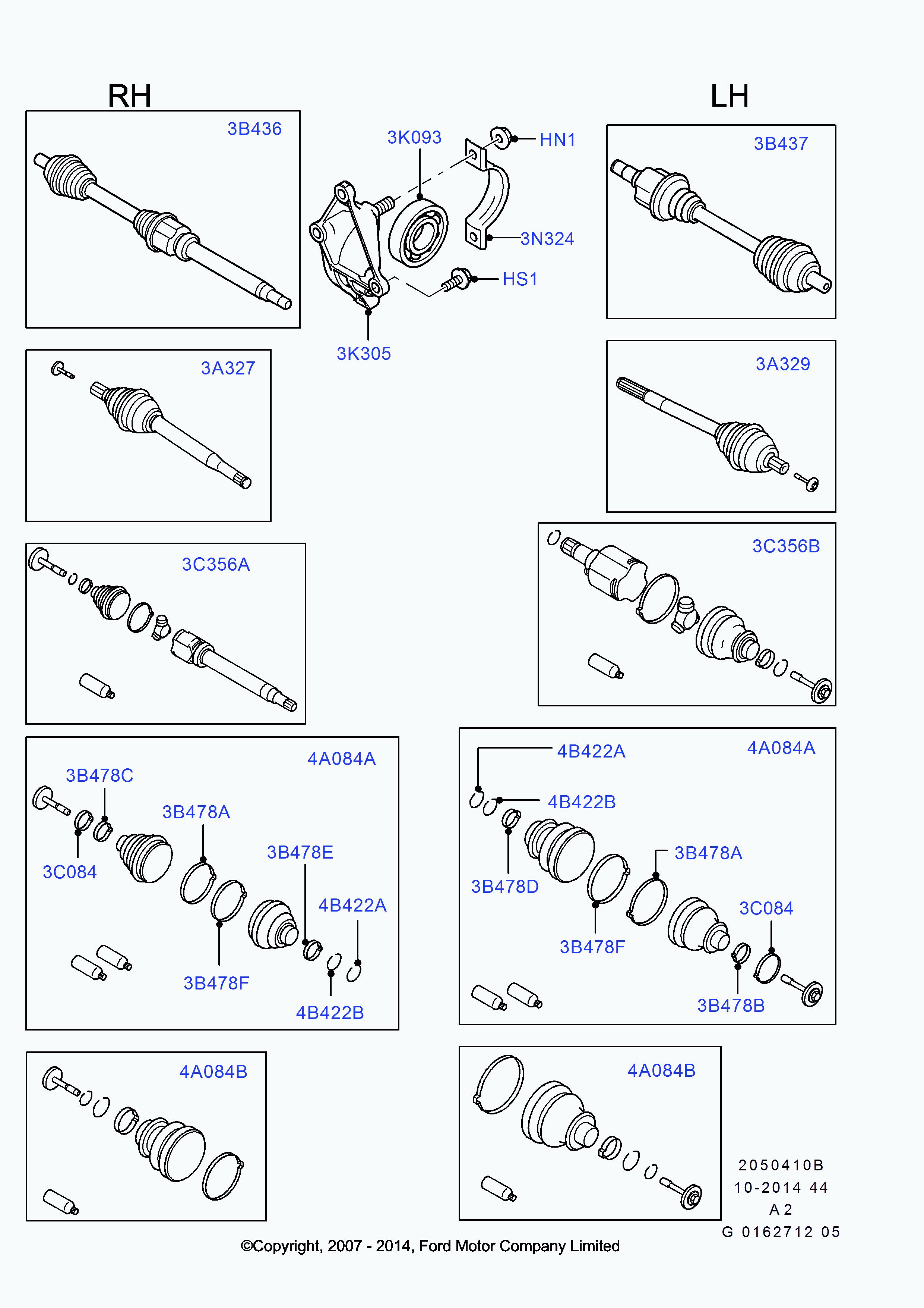 FORD 1788201 - Полуоска parts5.com