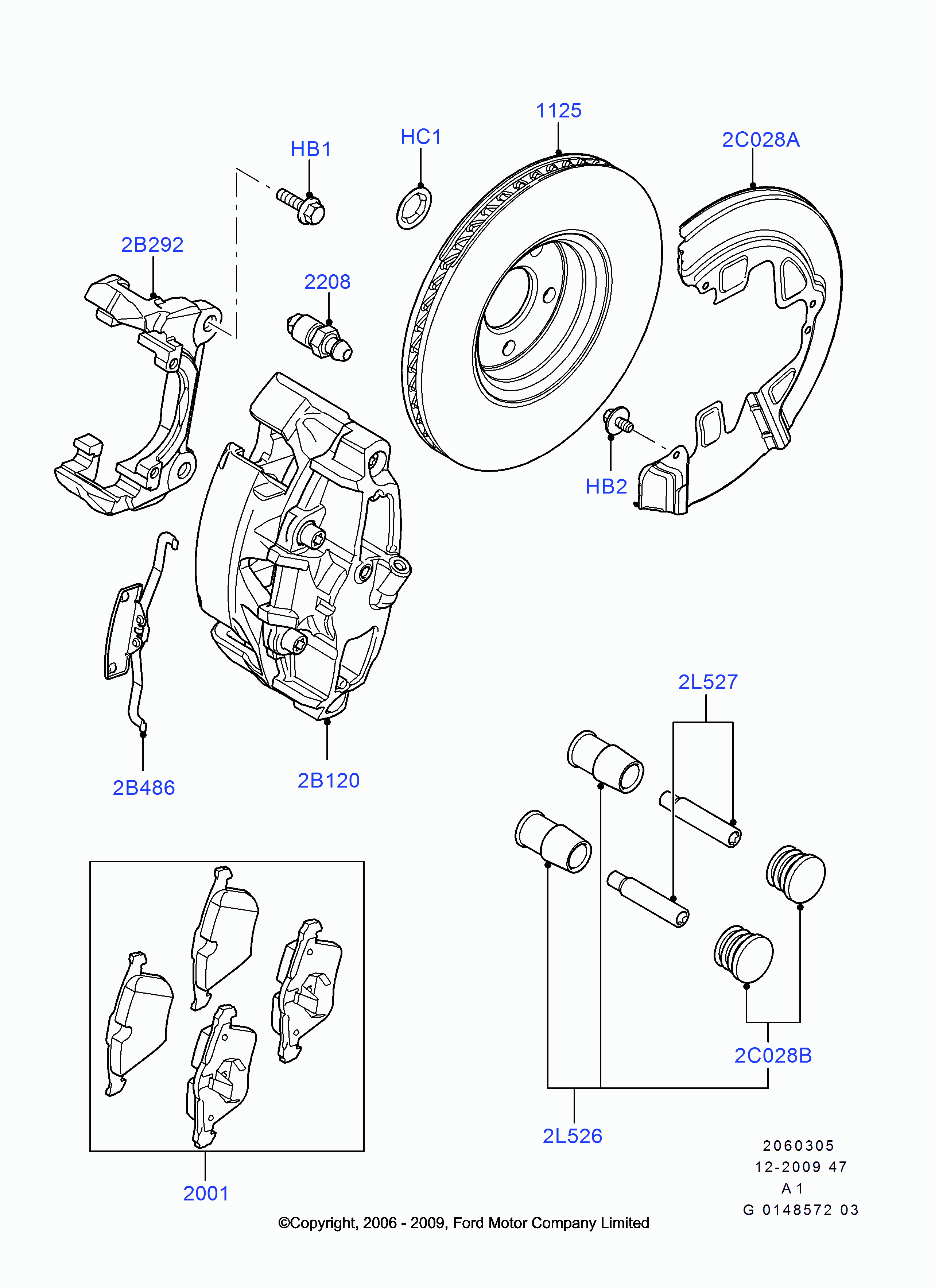 FORD 1500158 - Bremsscheibe parts5.com