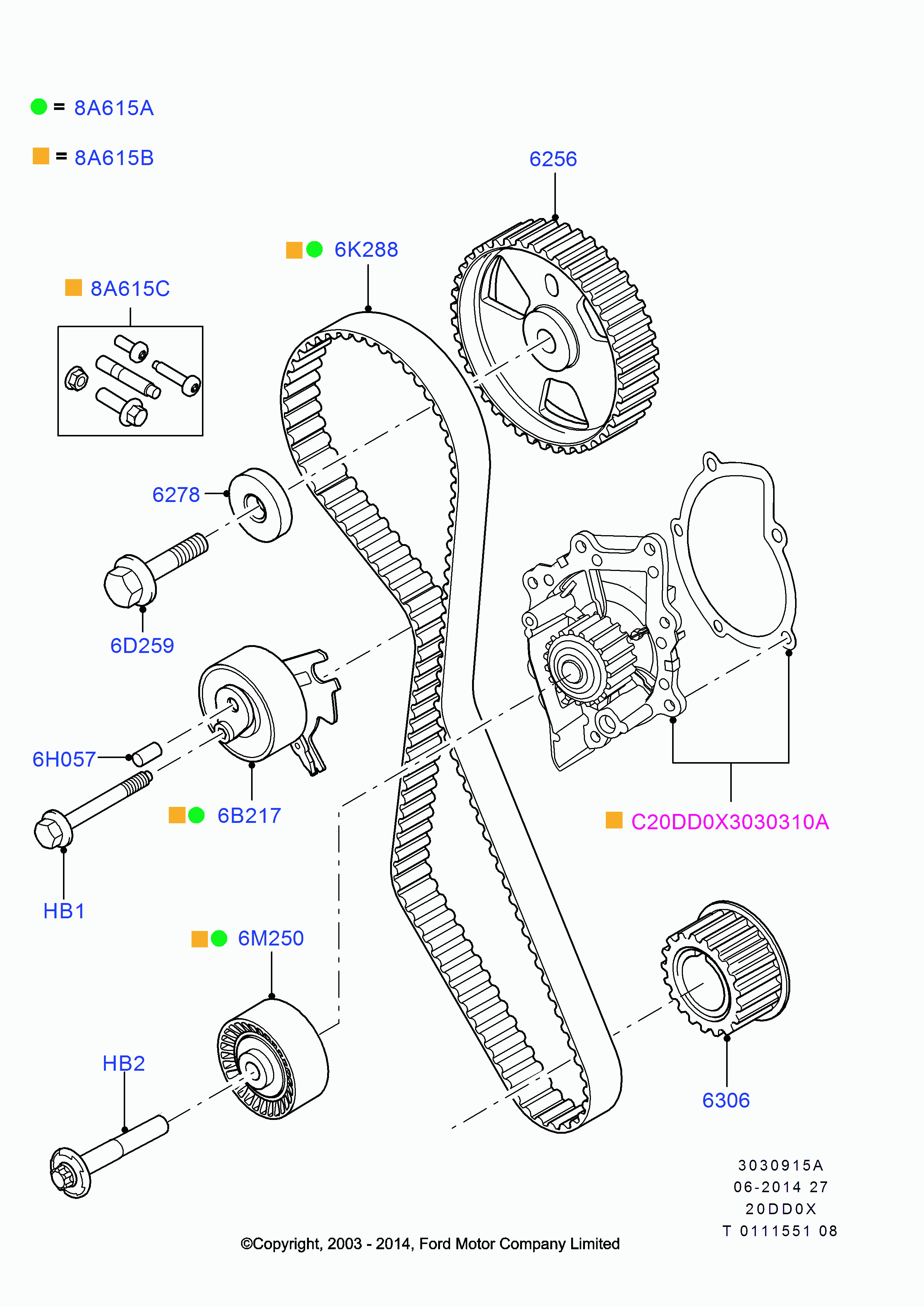 FORD 1 231 976 - Hammashihnat parts5.com