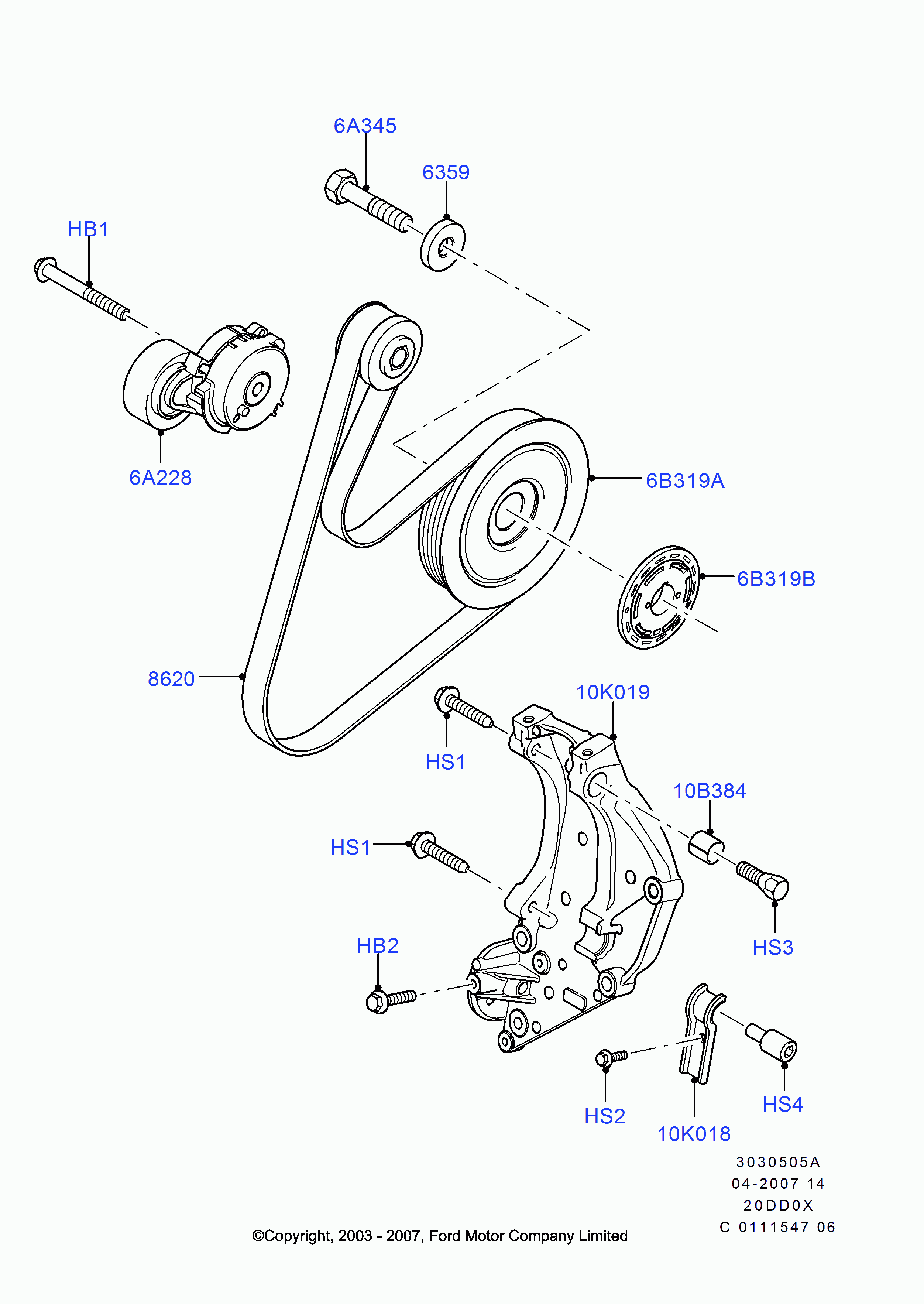 Auto Union 1 381 643 - Correa trapecial poli V parts5.com