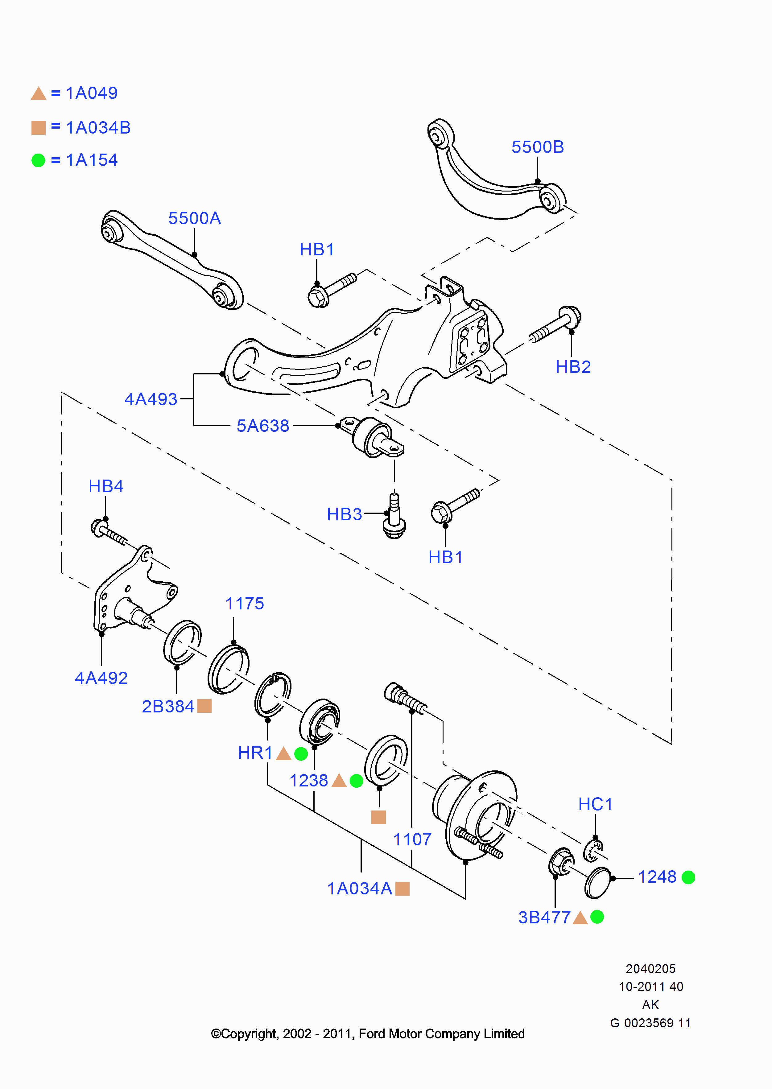 FORD 1105524 - Track Control Arm parts5.com