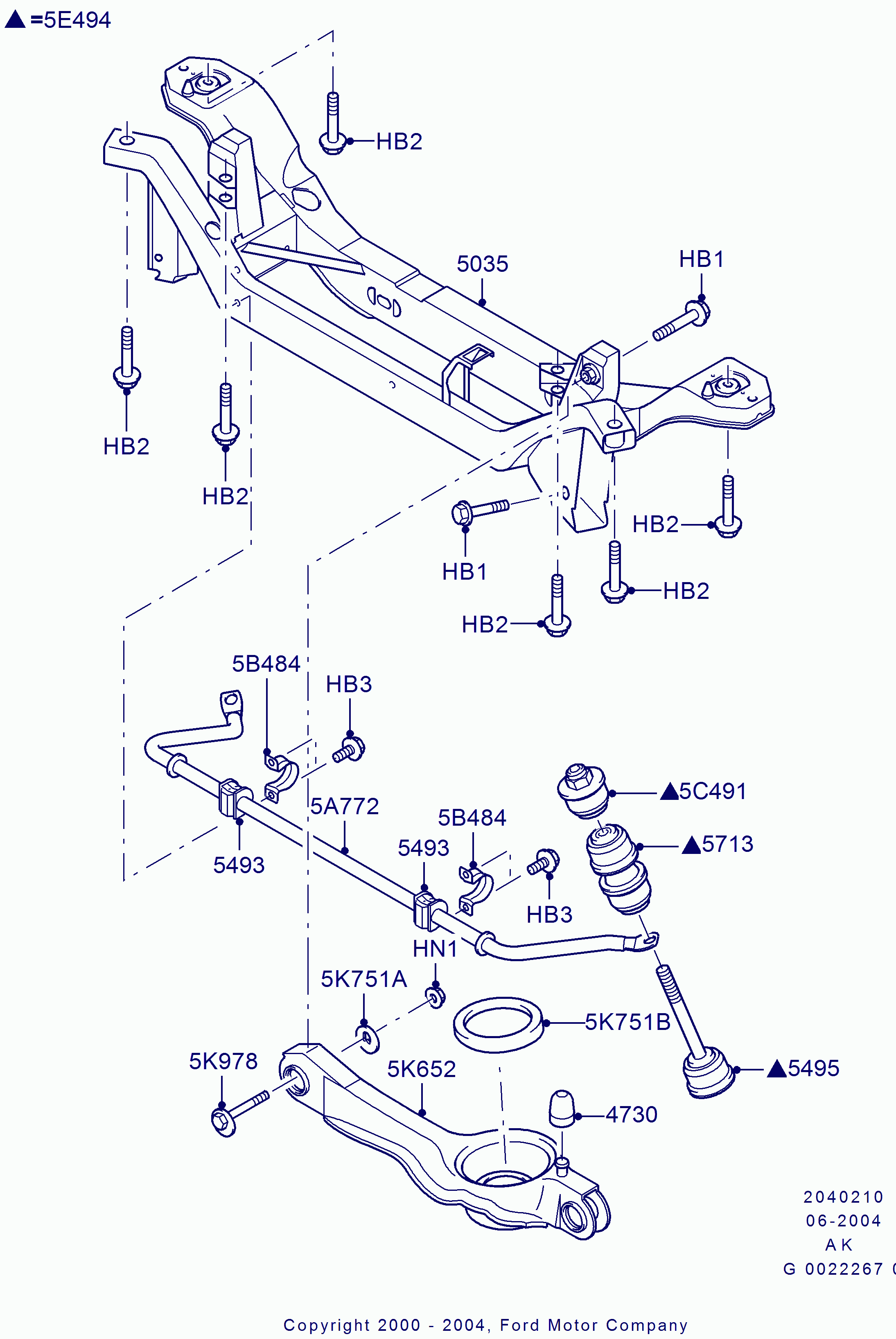 FORD 1487402 - Demir / kol, stabilizatör parts5.com