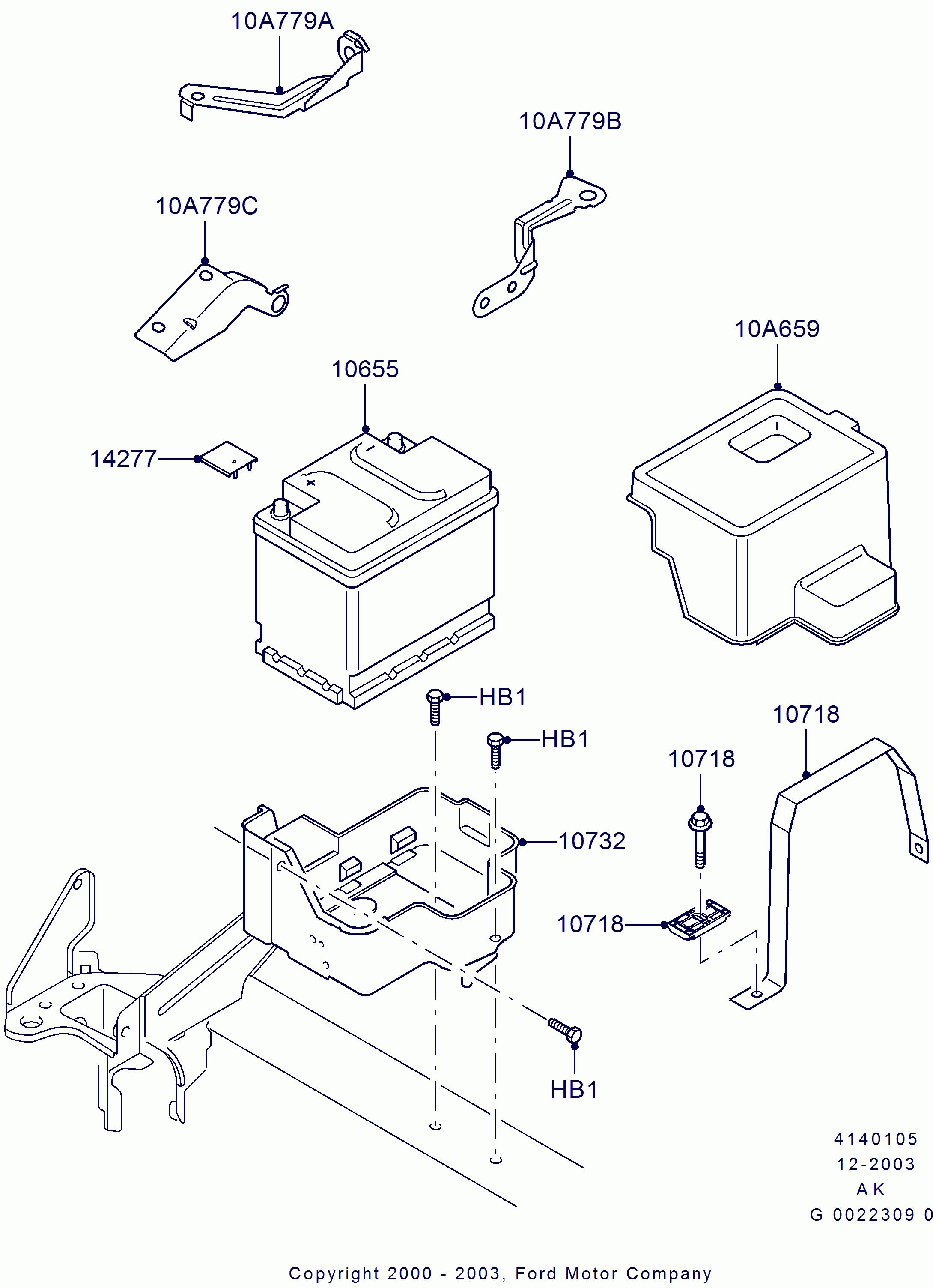 FORD 1672940 - Käynnistysakku parts5.com