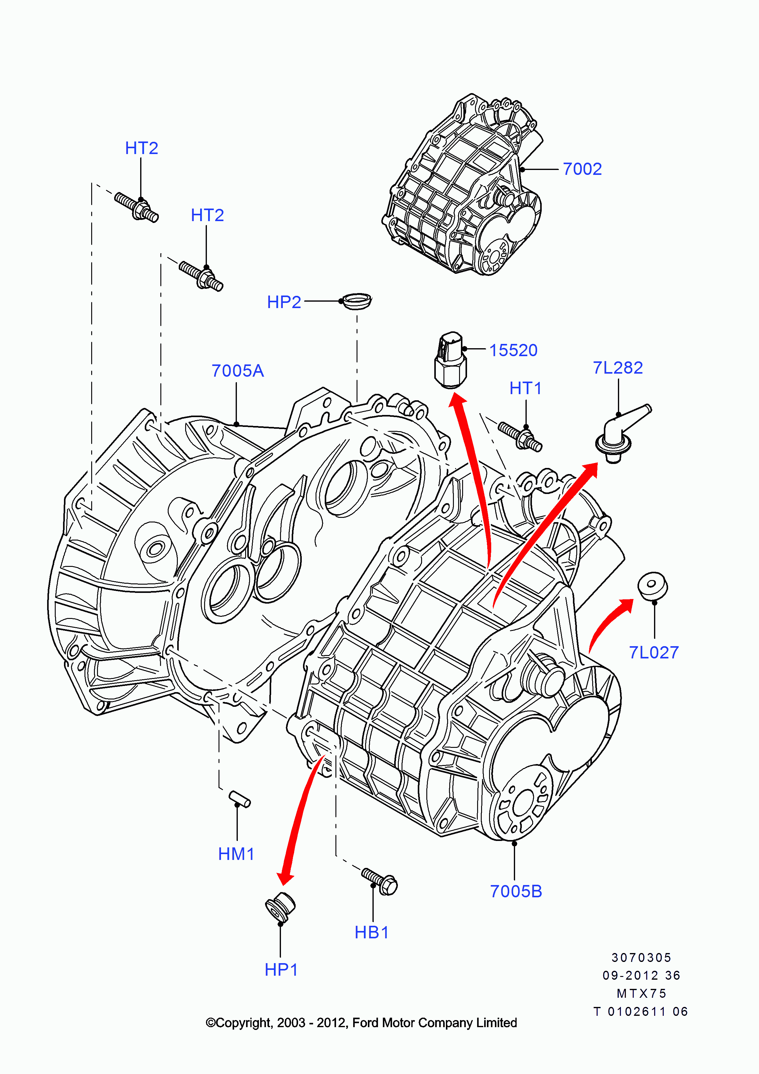 AEBI 112.1283 - Case Assy - Transmission parts5.com