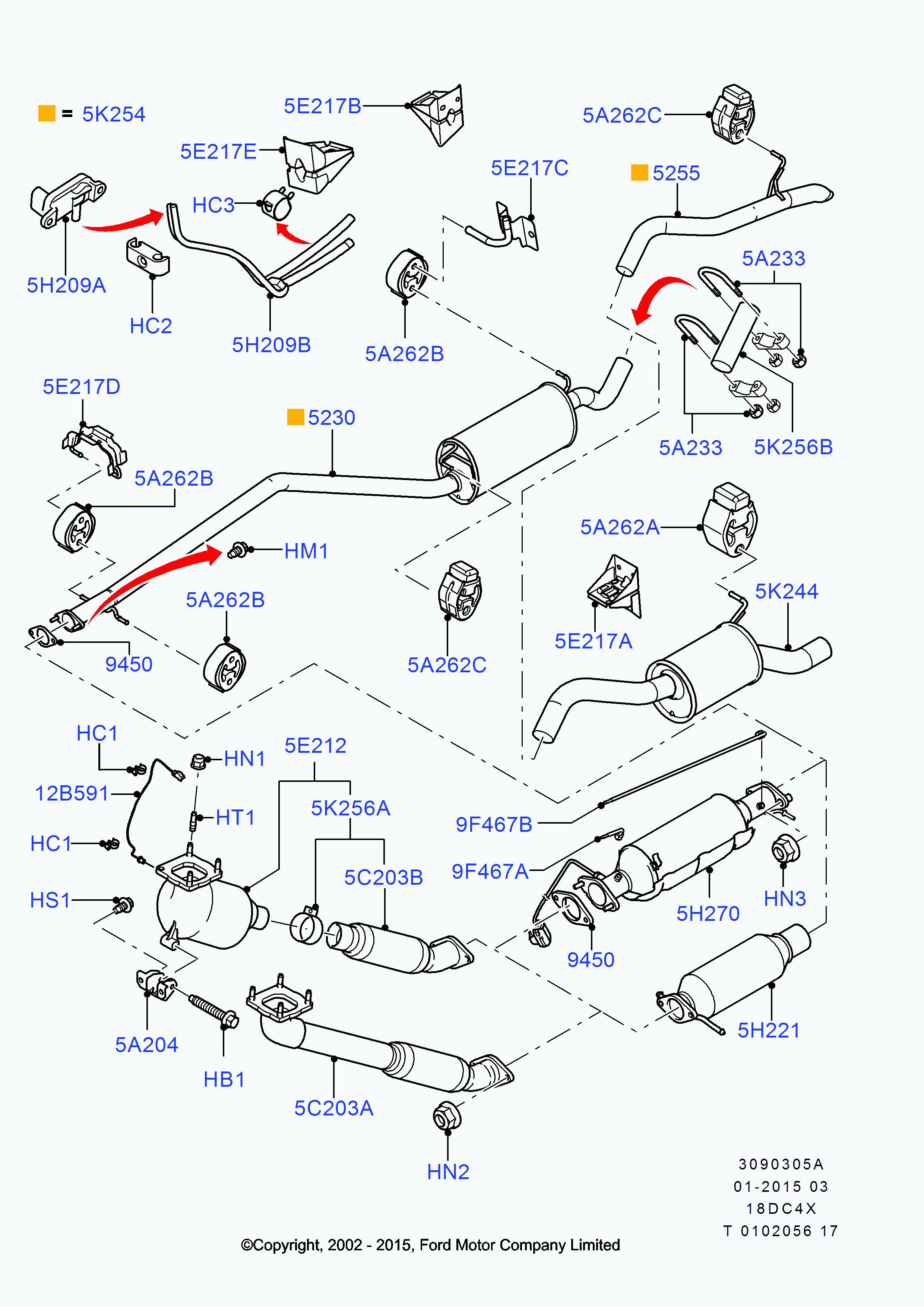 FORD 1 118 220 - Bearing Bush, stabiliser parts5.com