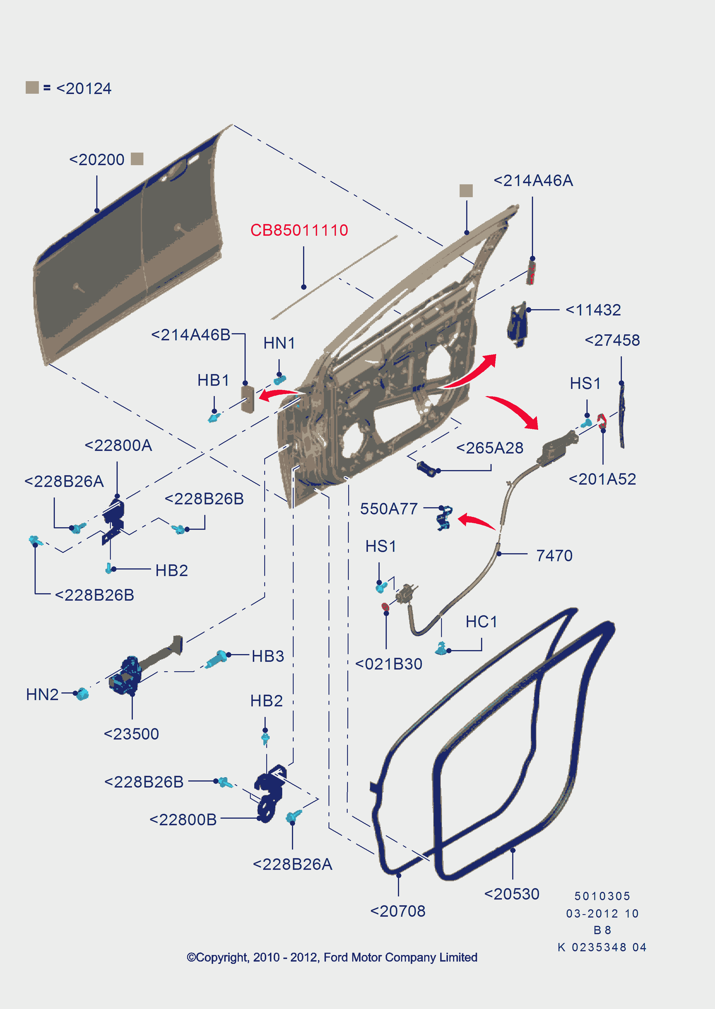 FORD 1810217 - Vrata, karoserija parts5.com