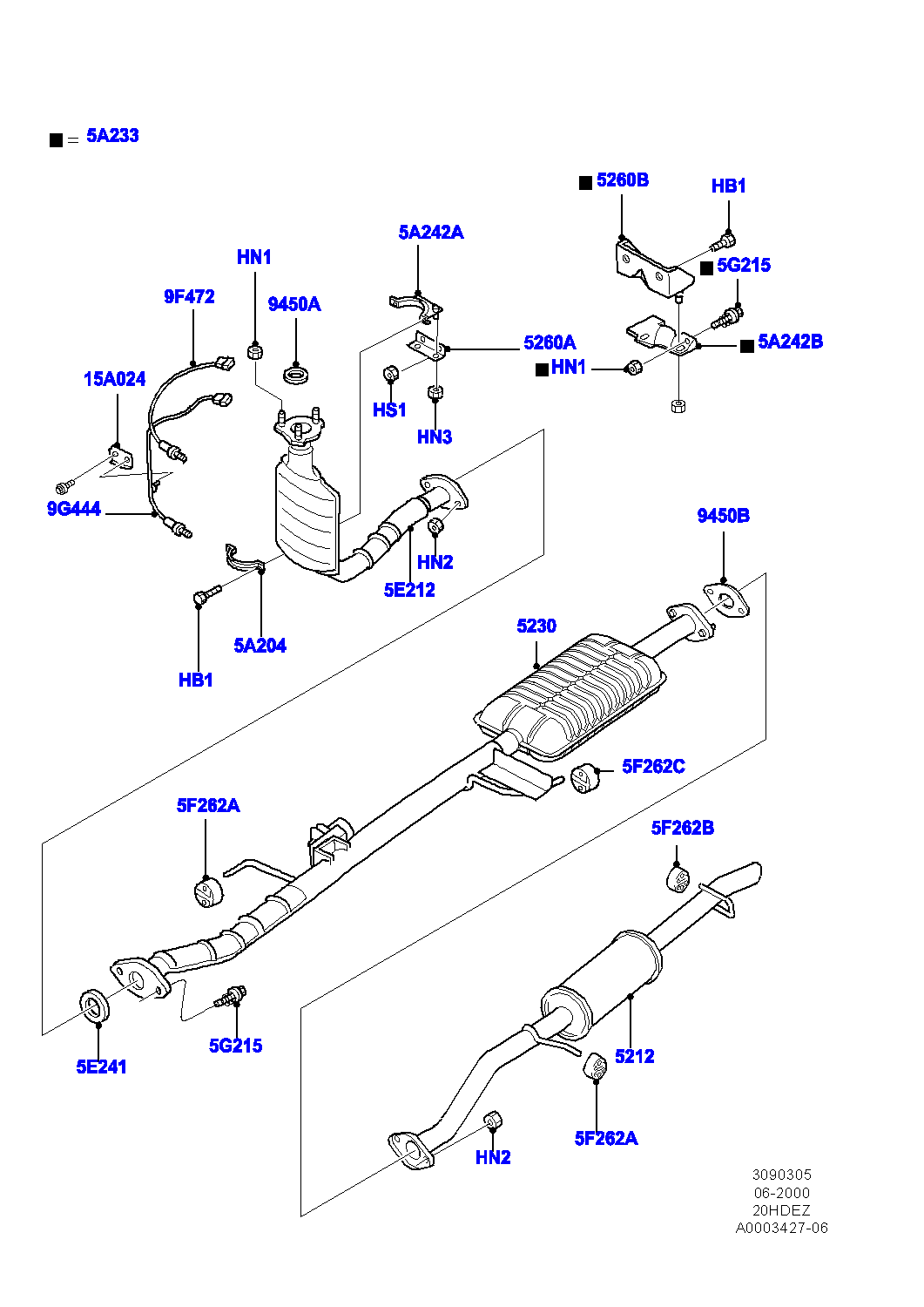 FORD 4140960 - Lambda Sensor parts5.com