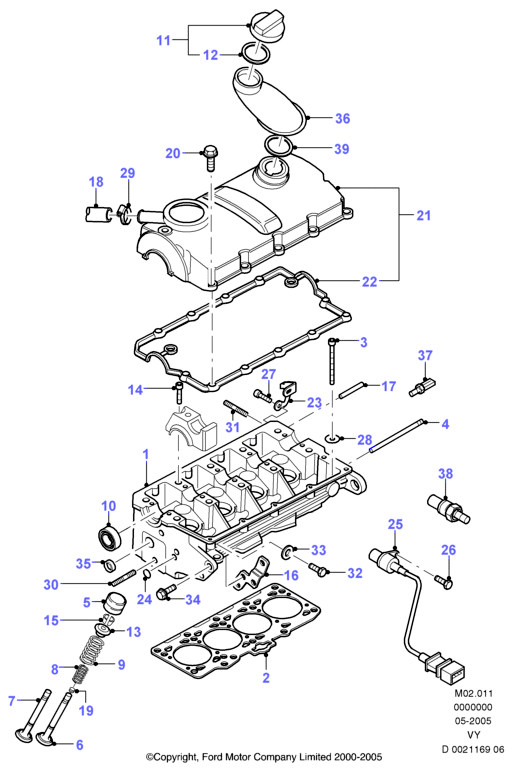 FORD 1250855 - Vízpumpa + fogasszíj készlet parts5.com