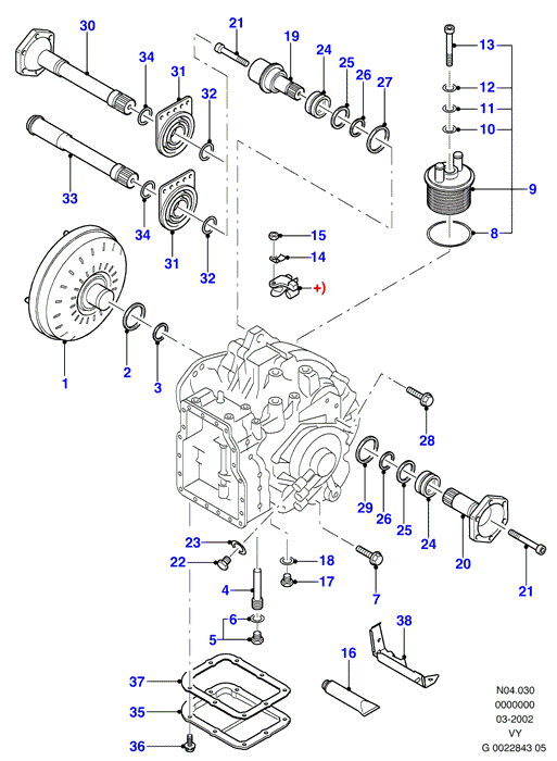 FORD 1133051 - Simering, transmisie automata parts5.com