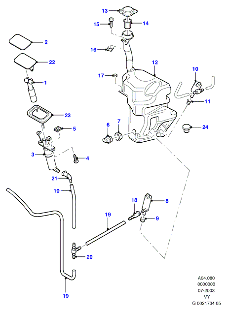 FORD 1 209 387 - Klaasipesuvee pump, tulepesur parts5.com