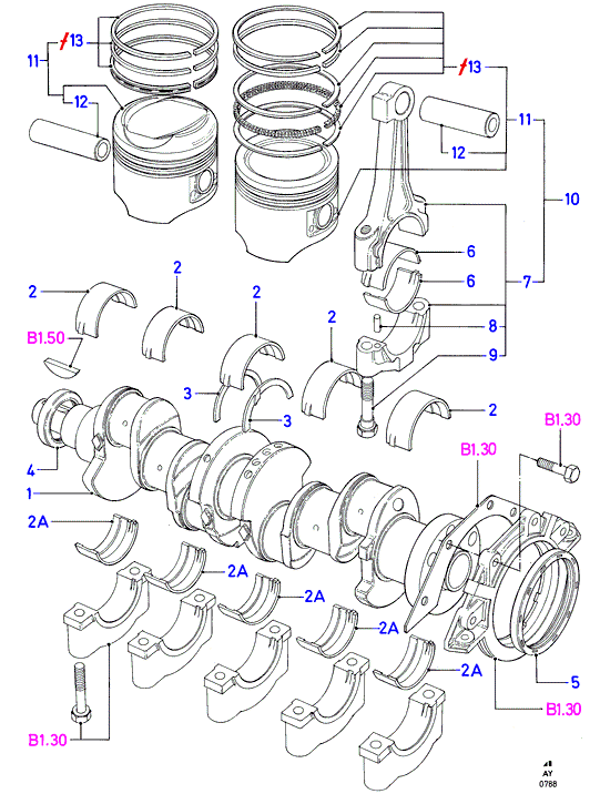 FORD 1 614 995 - Shaft Seal, countershaft parts5.com