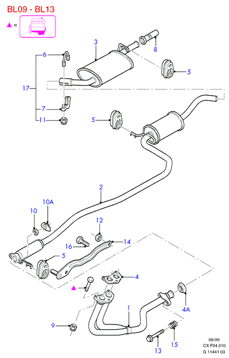 FORD 7 287 257 - Piulita parts5.com