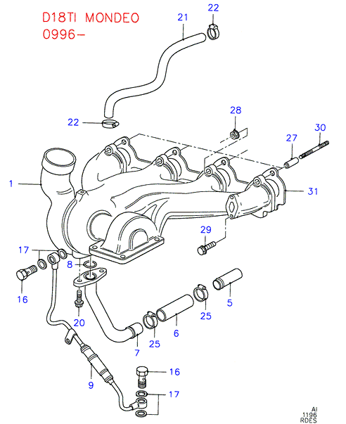 FORD 6580871 - Zaptivka parts5.com