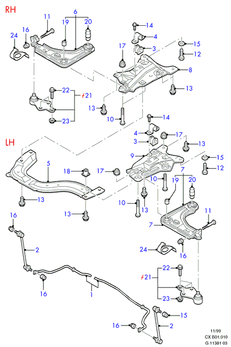 FORD 1829508 - Suport,trapez parts5.com