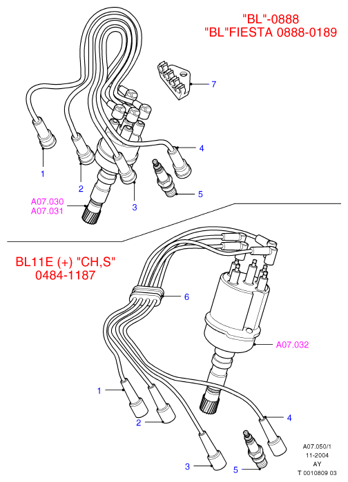 FORD 1 018 139 - Bobina de inductie parts5.com