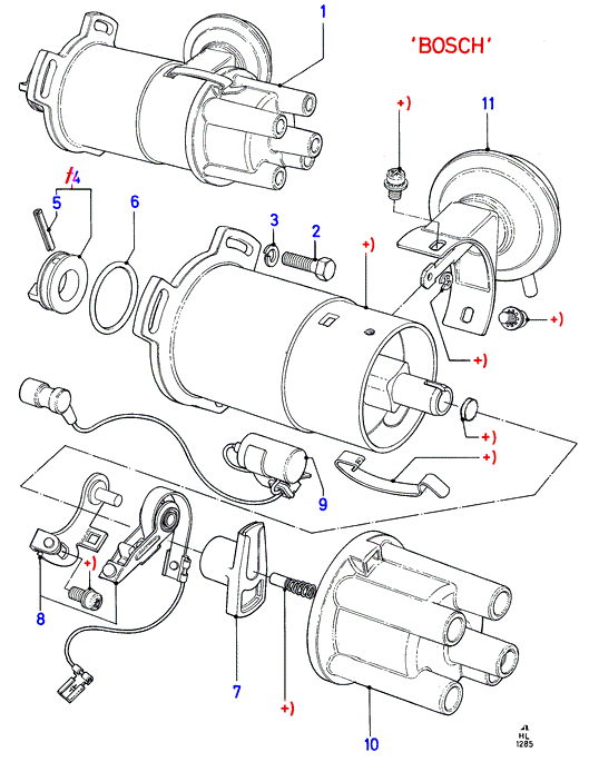 FORD 1 606 399 - Rotor, distributor parts5.com