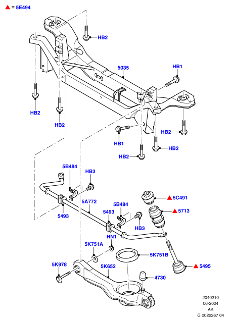 AUDI 1064128 - Barra oscilante, suspensión de ruedas parts5.com