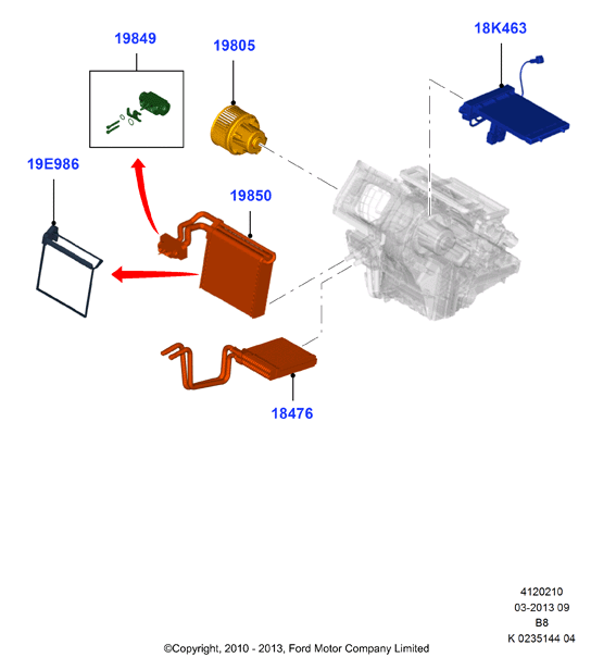 FORD 1 696 010 - Salongipuhur parts5.com