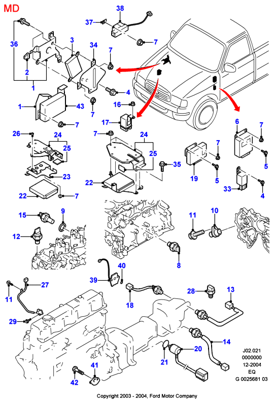 FORD 2029384 - Датчик, давление масла parts5.com