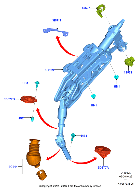 FORD 1 825 185 - Sistem imobilizare parts5.com