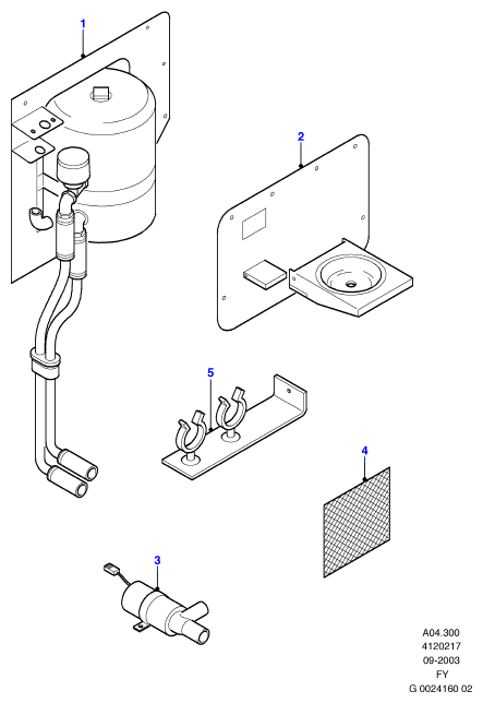 OJD Quick Brake 114-0004 - Javítókészlet, féknyereg parts5.com