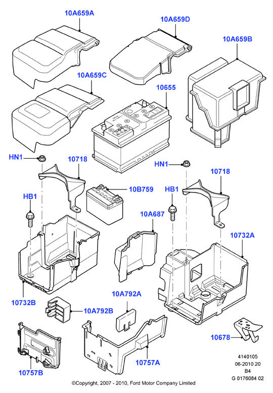 FORD 1935737 - Starter Battery parts5.com