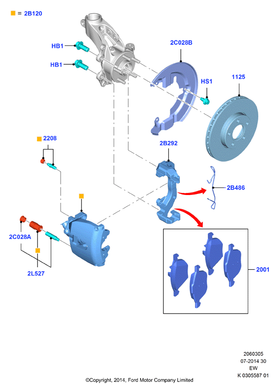 FORD 1068799 - Zatvarač, nastavak za punjenje uljem parts5.com