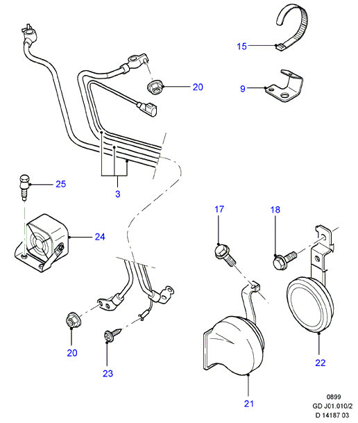 FORD 1935547 - Starter Battery parts5.com