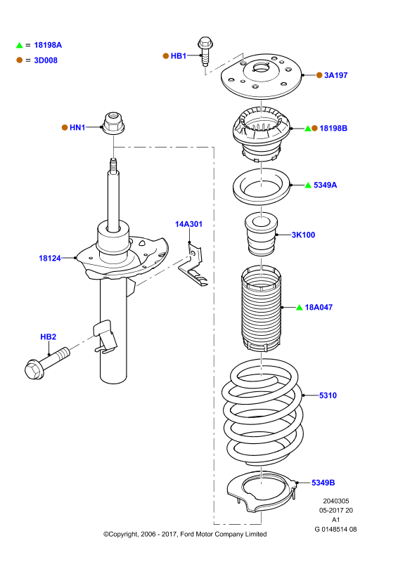 FORD 1679526 - Valivé lożisko ulożenia tlmiča parts5.com