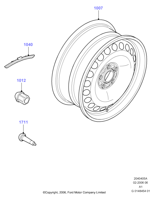 DAF 1377748 - Tuerca de rueda parts5.com