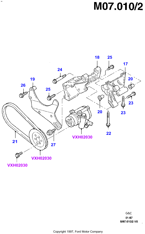 VW 1051901 - Rola ghidare / conducere, curea transmisie parts5.com