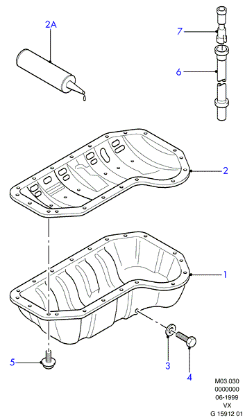 FORD 1 005 306 - Στεγανοποιητικός δακτύλιος, τάπα εκκένωσης λαδιού parts5.com