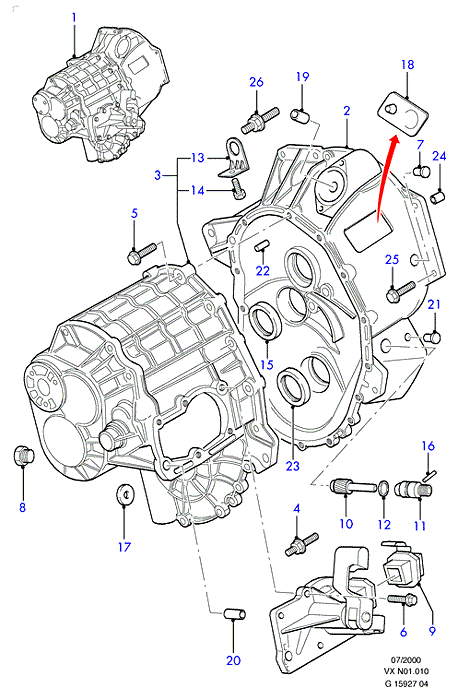 FORD 1012013 - Interruptor, piloto de marcha atrás parts5.com