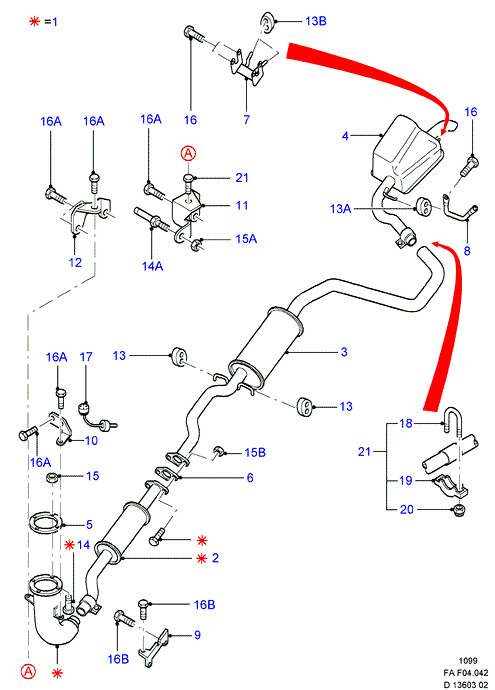 FORD 7 089 574 - Lambdatunnistin parts5.com