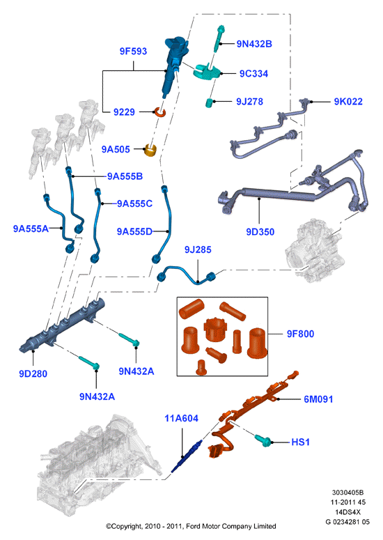 FORD 1703269 - Glow Plug parts5.com