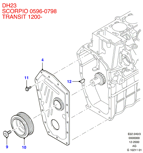 FORD 6 165 499 - Yağ keçesi, Eksantrik mili parts5.com