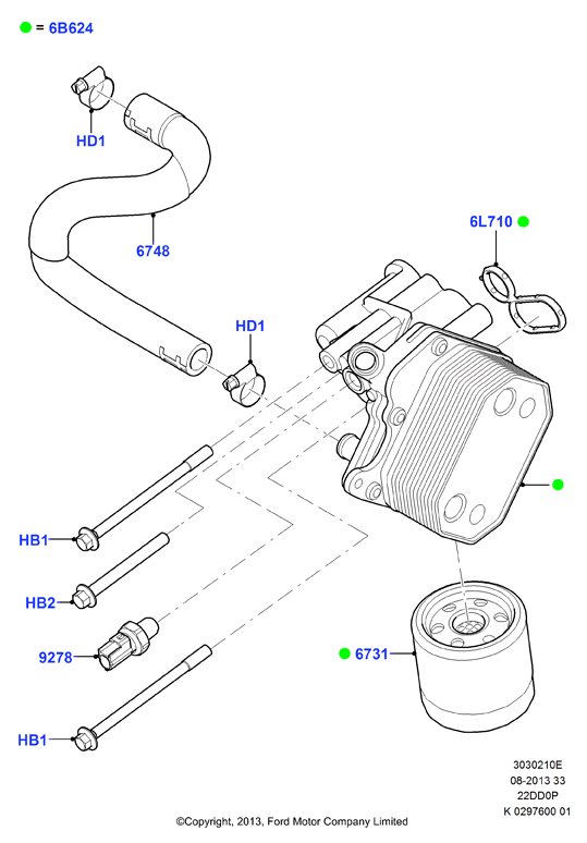 FORD 1 363 198 - Sensor, presión de aceite parts5.com