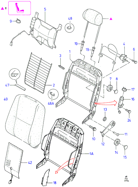 FORD 6 706 942 - Comutator,incalzire scaune parts5.com