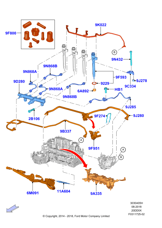 FORD 1824690 - Żeraviaca sviečka parts5.com