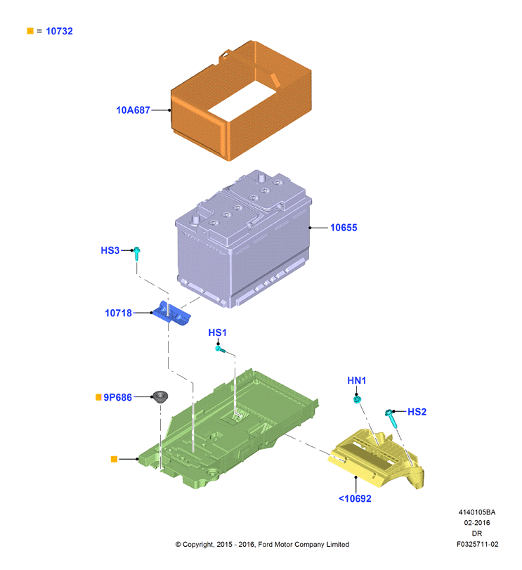 FORD 1678091 - Batterie de démarrage parts5.com