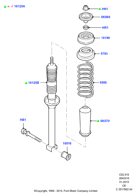 FORD 1220249 - Vaimennuskumi, jousitus parts5.com