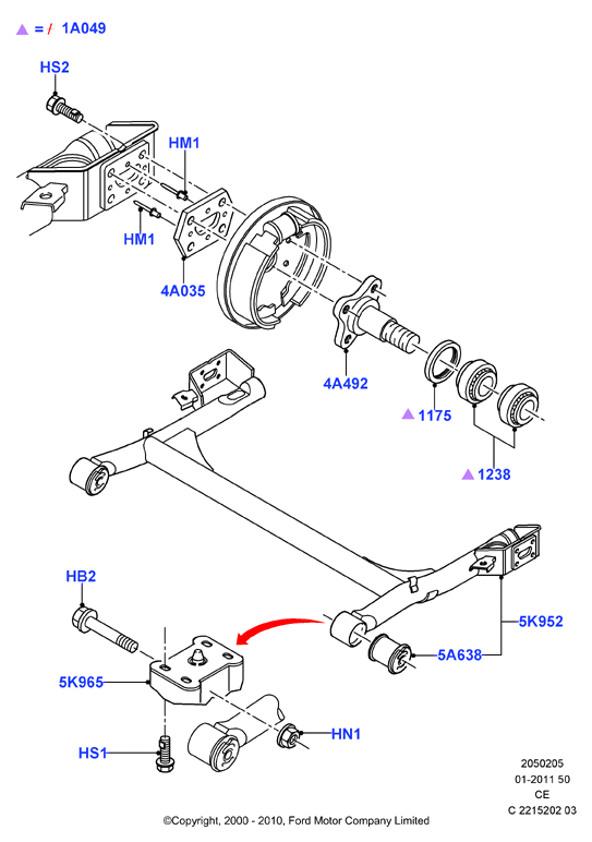 FORD 7220658 - Wheel hub, bearing Kit parts5.com