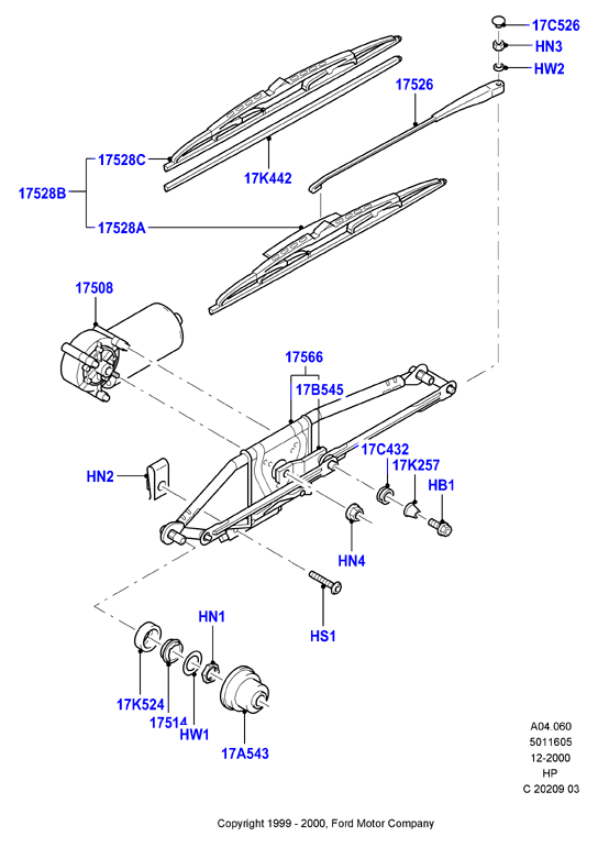 FORD 1714323 - Wiper Blade parts5.com