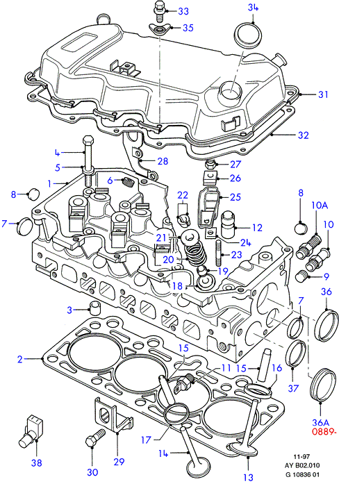 FORD 6 918 549 - Gasket, cylinder head parts5.com