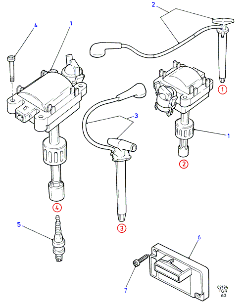 FORD 1086020 - Bujía de encendido parts5.com