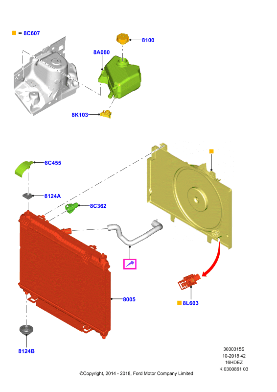 DAF 1535319 - Olejový filtr parts5.com