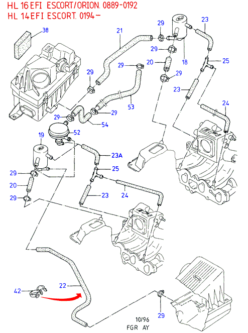 FORD 1129 147 - Filtru aer parts5.com