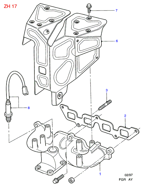 FORD 1 005 400 - Tuerca parts5.com